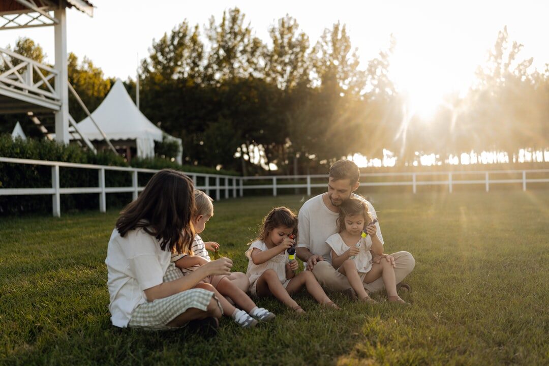 family discussing life insurance